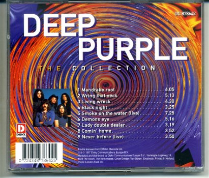 Deep Purple The Collection 9 nrs cd 1997 ALS NIEUW - 1