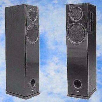 2 weg speakers 2 x 100watt Rms Pianolak, - 0