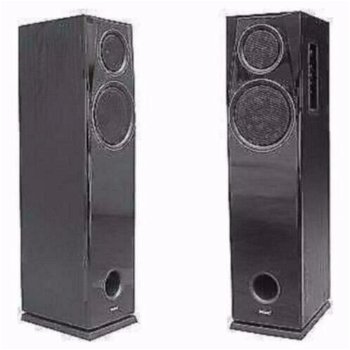 2 weg speakers 2 x 100watt Rms Pianolak, - 1