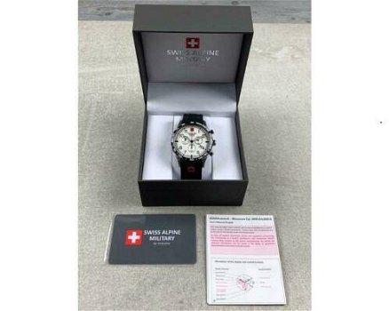 Swiss Alpine Military Quarts Chronograph Horloge - 3