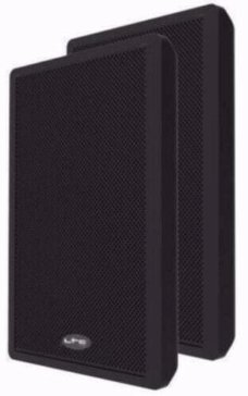 Slanke en extra platte muur speakers 2 x 60 Watt (038-B)