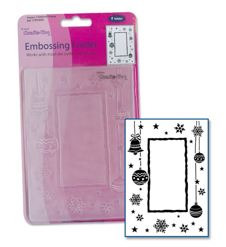 Embossing folder Happy Christmas Frame 3033 - 0 - Thumbnail