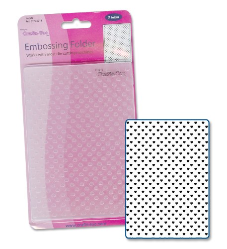 Embossing folder Hartjes/Hearts 3018 - 0