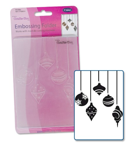 Embossing folder Baubles 3015 - 0