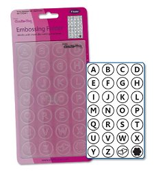 Embossing folder Alfabet/Scrap Alphabet Set - Uppercase 3011