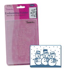 Embossing folder Sneeuwmannen/Snowmen 3009