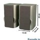 MARQUANT Stereo Luidsprekerset 2-weg 4 inch - 0 - Thumbnail