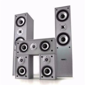 Complete 5,1 Surround Speaker Set Zilver (001-BKJ) - 0