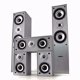 Complete 5,1 Surround Speaker Set Zilver (001-BKJ) - 0 - Thumbnail