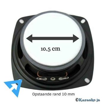 Dynavox 4 Ohm basluidspreker 20 cm 100 Watt - 4