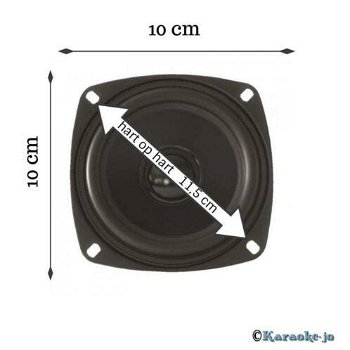 Dynavox 4 Ohm basluidspreker 10 cm 30 Watt - 2