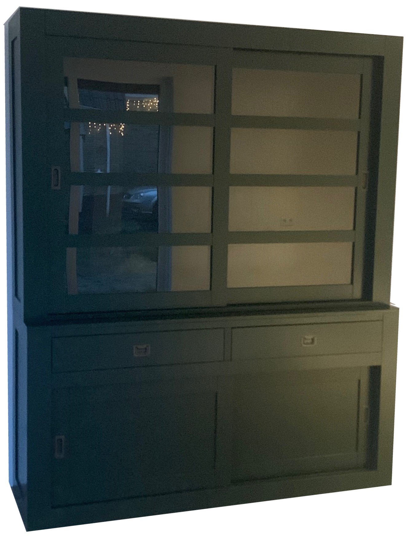 Buffetkast dennengroen Hasselt 180 x 50/40 x 220cm - nr. 1