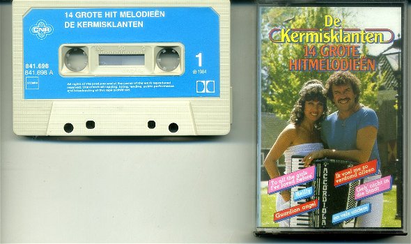 De Kermisklanten 14 Grote Hitmelodieën cassette 1984 ZGAN - 0