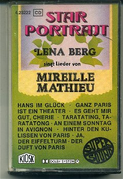 Lena Berg singt Lieder von Mireille Mathieu cassette ZGAN - 5