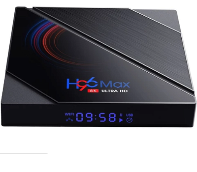 H96 MAX H616 4GB/32GB Android 10 TV Box Android 10.0 Allwinner H616 2.4G+5.8G WiFi 100Mbps - 2