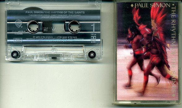Paul Simon The Rhythm Of The Saints 10 nrs cassette 1990 ZGAN - 1