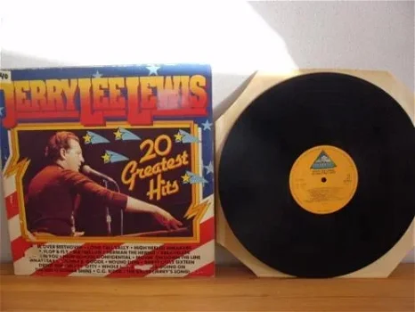 JERRY LEE LEWIS - 20 greatest hits uit 1982 Label : Everest EV 013 - 0
