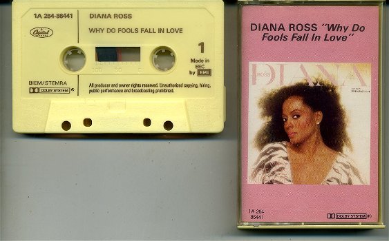 Diana Ross Why Do Fools Fall In Love cassette 1981 als NIEUW - 0
