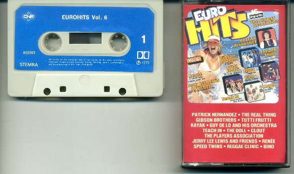 Eurohits Vol. 6 16 nrs cassette 1979 ZGAN - 0