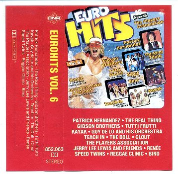 Eurohits Vol. 6 16 nrs cassette 1979 ZGAN - 1