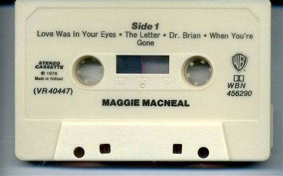 Maggie MacNeal Maggie MacNeal 9 nrs cassette 1976 ZGAN - 3