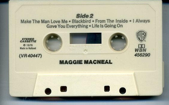 Maggie MacNeal Maggie MacNeal 9 nrs cassette 1976 ZGAN - 4
