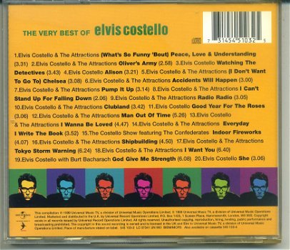 Elvis Costello The Very Best Of 20 nrs cd 1999 ZGAN - 1