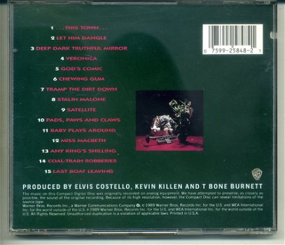 Elvis Costello Spike 15 nrs cd 1989 Import USA GOED - 1
