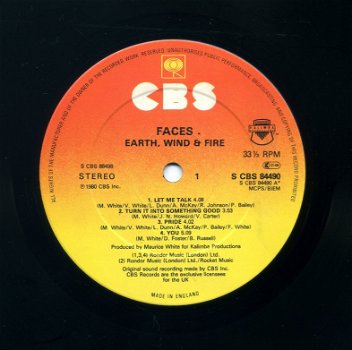 Earth, Wind & Fire Faces 15 nrs 2 lps 1980 zeer mooie staat - 2