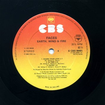 Earth, Wind & Fire Faces 15 nrs 2 lps 1980 zeer mooie staat - 5