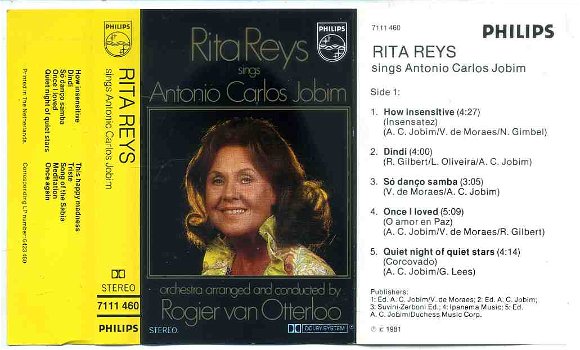 Rita Reys Sings Antonio Carlos Jobim cassette 1981 als NIEUW - 1