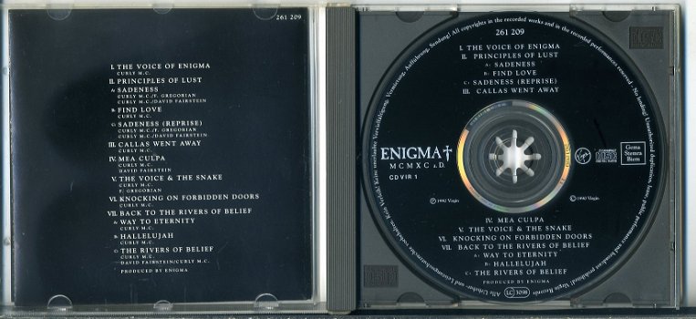 ENIGMA MCMXC a.D. 7 nrs CD 1990 ZGAN - 2