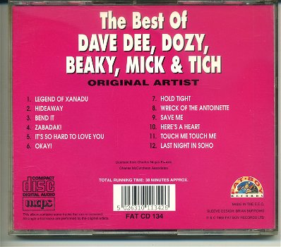 The Best Of Dave Dee, Dozy, Beaky, Mick & Tich 12 nrs ZGAN - 1