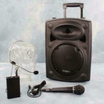 IBIZA SOUND PORT8VHF-BT MOBILE SPEAKER DRAADLOZE HEADSET - 0