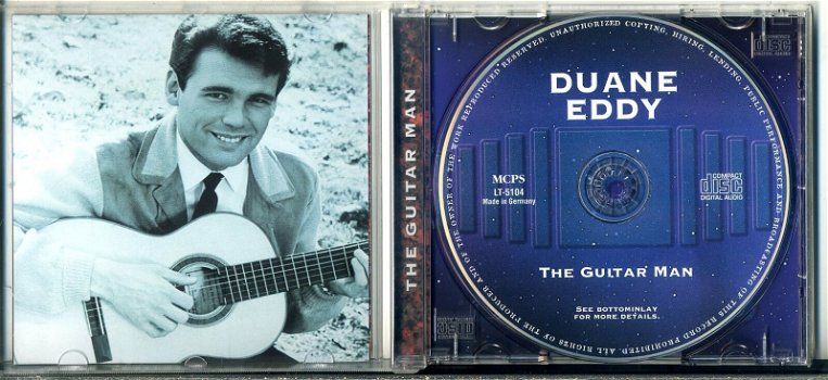 Duane Eddy The Guitar Man 20 nrs cd 1999 als NIEUW - 2