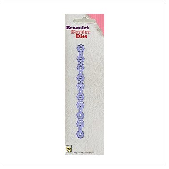 Bracelet Border Dies BBD001-Flowers - 0