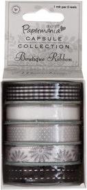 Boutique Ribbon Stack 1m. per 5 reels - Monochrome PMA3671100 - 0