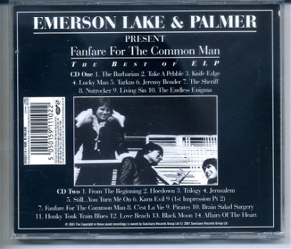 Emerson Lake & Palmer Fanfare For The Common Man 24 nrs 2 cd - 3