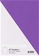 A5 Kaarten Karton 14,8x21cm. 20 vel per pak - Violet - 0 - Thumbnail