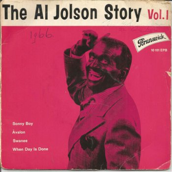 Al Jolson ‎– The Al Jolson Story Vol. 1 (1955) - 0