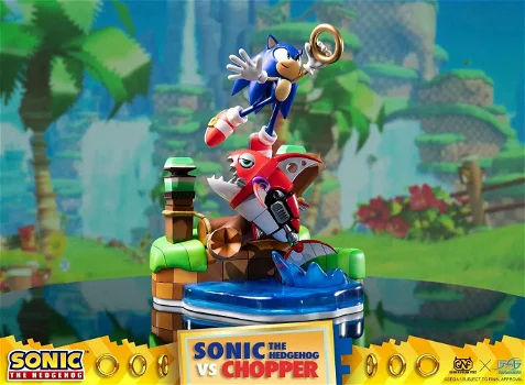 First4Figures Sonic Generations Diorama Sonic vs Chopper - 0