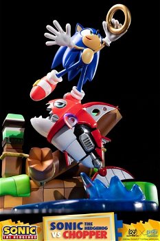 First4Figures Sonic Generations Diorama Sonic vs Chopper - 3