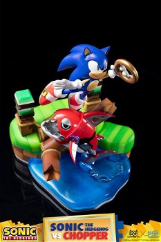 First4Figures Sonic Generations Diorama Sonic vs Chopper - 4