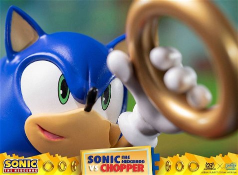 First4Figures Sonic Generations Diorama Sonic vs Chopper - 6