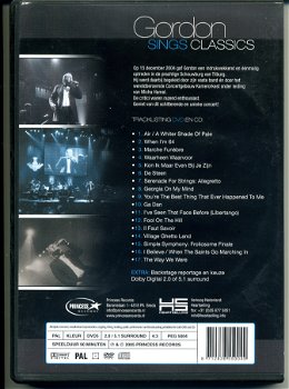 Gordon Sings Classics met Concertgebouw kamerorkest DVD+CD - 1