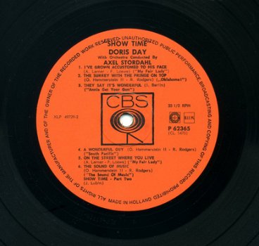 Doris Day Show Time 13 nrs LP ZGAN - 3