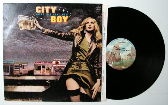 City Boy Young Men Gone West 11 nrs LP 1977 USA ZGAN - 0