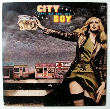 City Boy Young Men Gone West 11 nrs LP 1977 USA ZGAN - 1