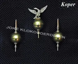 = 3 Klok tollen = messing =24750