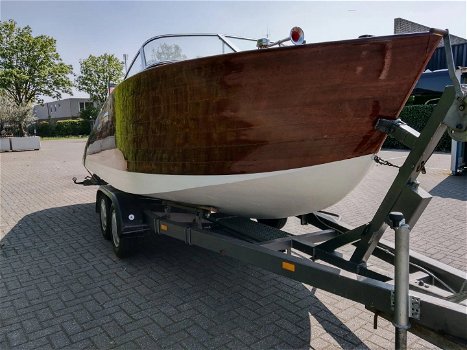 Prachtige Mahonie houten runabout / sport boot - 3